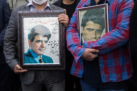 نمایش تصاویر استاد شجریان در شهر تهران