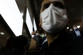 حضور سخنگوی دولت در مترو در اولین روز طرح ماسک اجباری