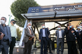 حضور سخنگوی دولت در مترو در اولین روز طرح ماسک‌ اجباری