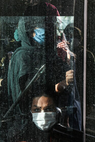 تهران در اولین روز اجباری شدن ماسک