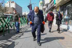 تهران در اولین روز اجباری شدن ماسک