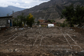 وضعیت اسکان مردم روستای قورچای، شهرستان رامیان استان گلستان یک ماه پس از  وقوع زلزله