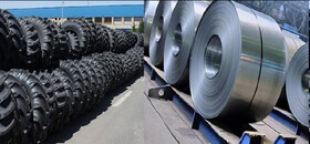 کشف انبار لاستیک‌های دولتی و ورق های فولادی