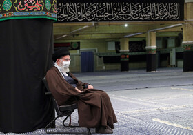 مراسم عزاداری روز شهادت امام رضا (ع) در حضور مقام معظم رهبری