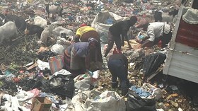 تعطیلی برخی مشاغل به خاطر کرونا و کاهش زباله در پایتخت کنیا