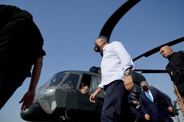 سفر الکاظمی و مقامات ارشد عراقی به صلاح الدین  