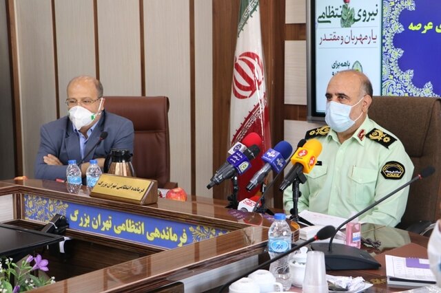 ۶۷هزار تذکر لسانی به افراد بدون ماسک در پایتخت