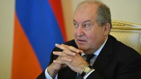 رئیس جمهوری ارمنستان از ترکیه خواست به آتش‌بس در قره‌باغ کمک کند