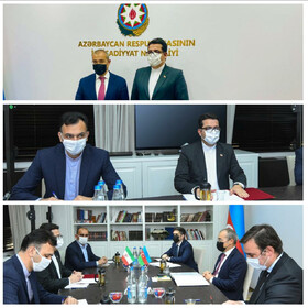 دیدار سفیر ایران در باکو با وزیر اقتصاد جمهوری آذربایجان