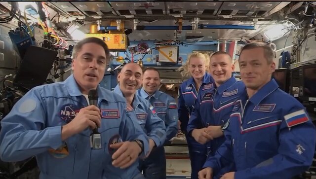 مراسم اختتامیه ماموریت "اکسپدیشن۶۳" در ایستگاه فضایی بین‌المللی