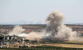 حمله هوایی به نشست سرکردگان "تحریر الشام" در ادلب سوریه و کشته شدن ۱۴ تروریست