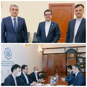دیدار سفیر ایران در باکو با وزیر حمل و نقل، ارتباطات و فناوری‌های نوین آذربایجان