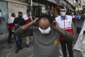 حضور "آمران سلامت" در محله هرندی / توزیع ۲۲۰هزار ماسک در مناطق محروم تهران