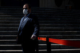 حسینعلی امیری، معاون پارلمانی رییس جمهور در  حاشیه جلسه هیات دولت - ۷ آبان