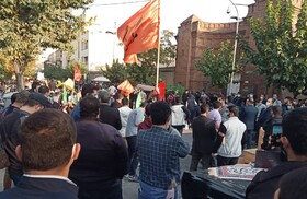 برگزاری تجمع مقابل سفارت فرانسه در اعتراض به هتک حرمت پیامبر(ص)