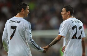 دی‌ماریا: رونالدو حرفه‌ای‌ترین بازیکنی است که دیده‌ام