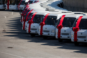 مراسم بهره برداری از 100 دستگاه اتوبوس و مینی بوس جدید 2