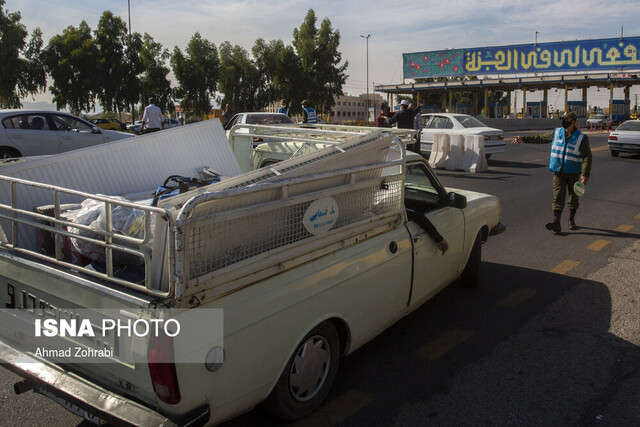 جریمه ۱۰۴ خودروی متخلف در بجنورد نسبت به اجرای طرح محدودیت تردد