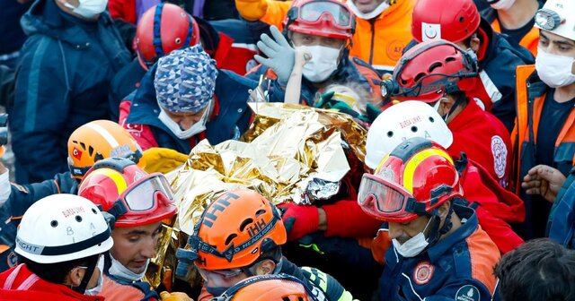 نجات دختربچه 3 ساله از زیر آوار پس از 65 ساعت در ازمیر