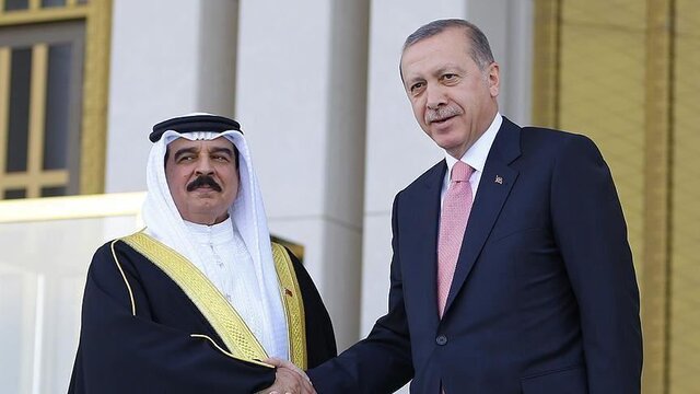 گفتگوی تلفنی اردوغان و پادشاه بحرین 