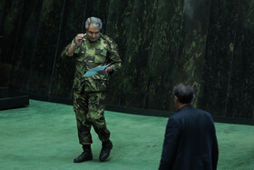 مصطفی رضا حسینی قطب آبادی نماینده شهر بابک در جلسه علنی مجلس شورای اسلامی- ۲۵ آبان