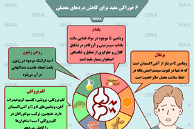 اینفوگرافیک / شش خوراکی مفید برای کاهش دردهای مفصلی