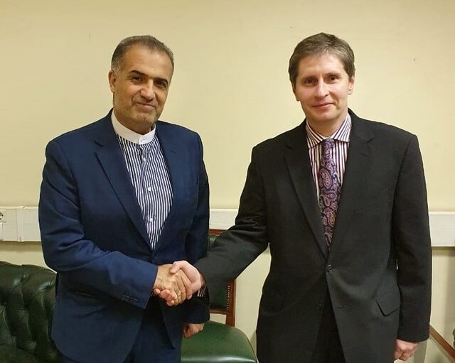 رایزنی سفیر کشورمان  با یک دیپلمات روس در مورد لغو تحریم‌های تسلیحاتی ایران