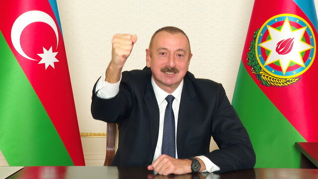  علی‌اف: ۱۰ نوامبر "روز پیروزی" آذربایجان است