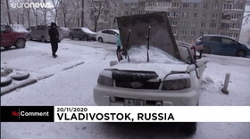 اعلام وضعیت اضطراری در شرق روسیه در پی طوفان و یخبندان
