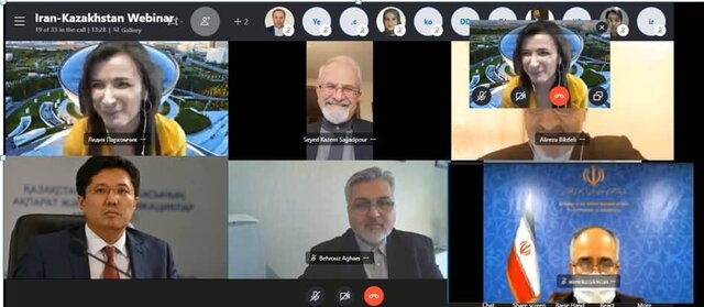 وبینار مشترک "ایران و قزاقستان: موضوعات دوجانبه و منطقه‌ای" برگزار شد