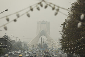 تهران در مه