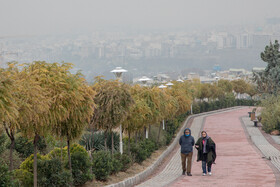 تهران در مه