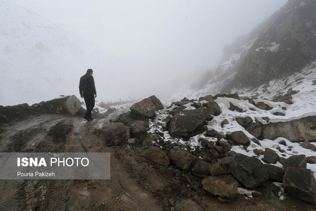 عکس از آرشیو احتمال آبگرفتگی و ریزش کوه در محورهای خوزستان