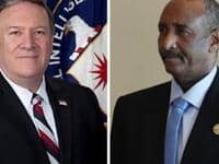گفتگوی البرهان و پامپئو درباره حذف سودان از لیست تروریستی