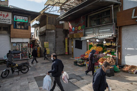 بازار تجریش و بازار بزرگ تهران در روزهای محدودیت‌های کرونایی 11