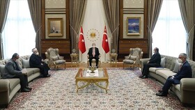 اردوغان با خطیب مسجدالاقصی دیدار کرد