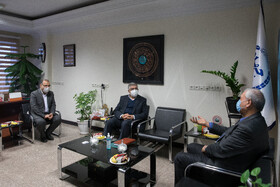 حضورعلی ربیعی سخنگوی دولت و حمیدرضا طیبی رئیس جهاددانشگاهی در ایسنا