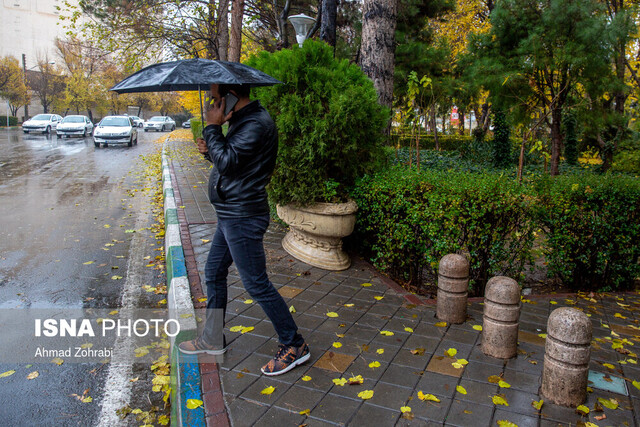 برف و باران در راه استان سمنان