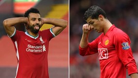 صلاح ۶۵ بازی کمتر از رونالدو به رکورد او رسید