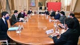 دیدار سیسی با وزیر خارجه فرانسه