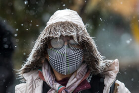بارش برف پاییزی در شمال تهران