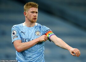 دی بروین: یونایتد زخم خورده است باید مراقب باشیم