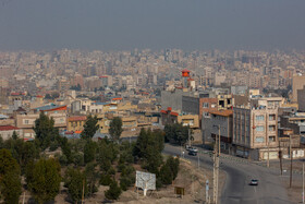 آلودگی شدید هوا در قم