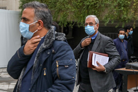 علی ربیعی، سخنگوی دولت در حاشیه جلسه هیات دولت - ۲۶ آذر