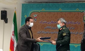 تفاهم‌نامه همکاری بین بنیاد شهید و امورایثارگران و نیروی انتظامی امضاء شد 