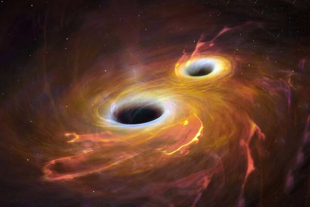 تلسکوپ‌ها لحظه ادغام دو سیاه‌چاله را شکار کردند