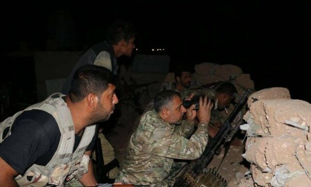 حشد شعبی حمله تروریست‌های داعش به منطقه خانقین را دفع کرد
