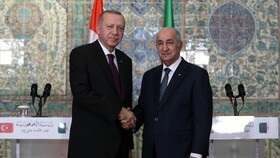 تماس تلفنی روسای جمهور ترکیه و الجزایر درباره روابط دوجانبه و منطقه
