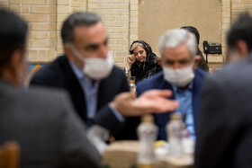 بهناز شفیعی همسر مرحوم ناصر حجازی در دومین مراسم جایزه ناصر حجازی