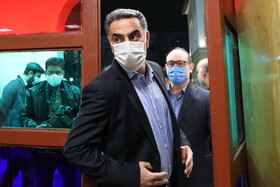 حجت نظری و محمودفکری در دومین مراسم جایزه ناصر حجازی